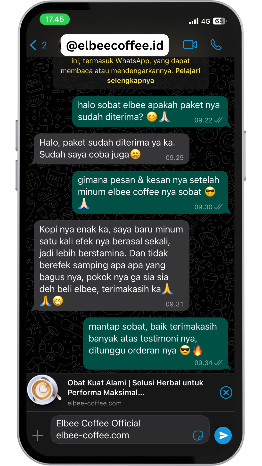 obat kuat alami elbee coffee